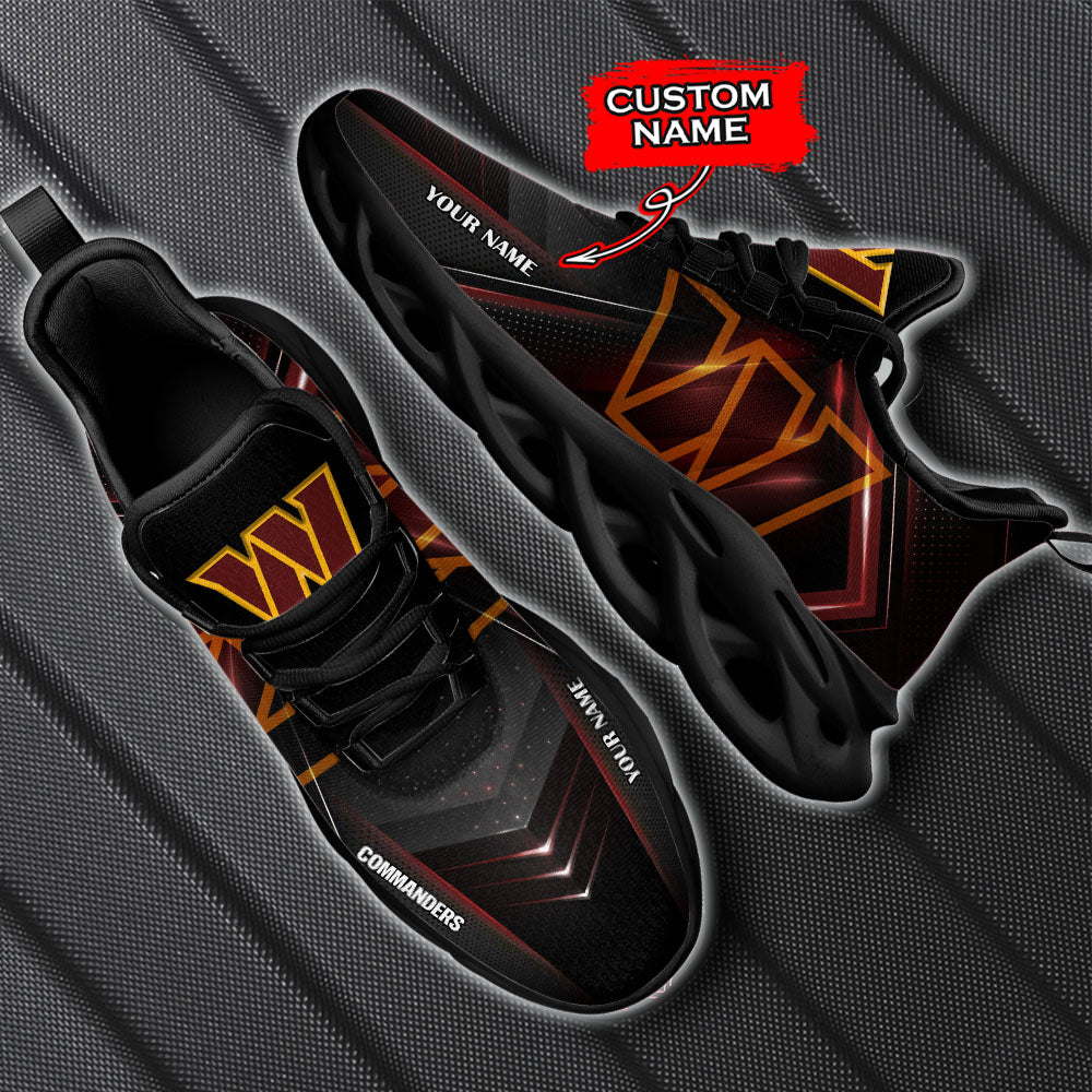 Ideafootwear Washington Commanders NFL Max Soul Shoes Sneakers For Men And Women