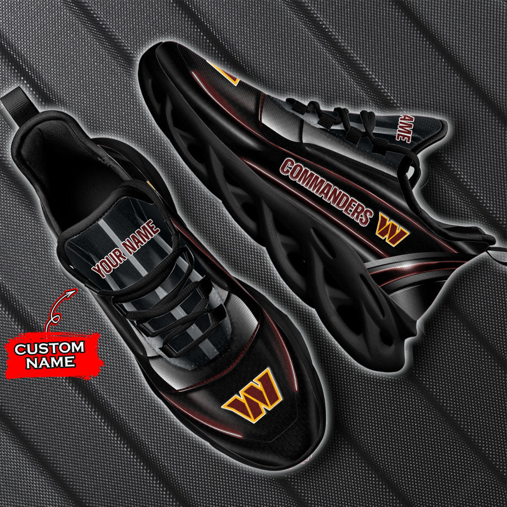 Ideafootwear Washington Commanders NFL Max Soul Shoes Sneakers For Men And Women