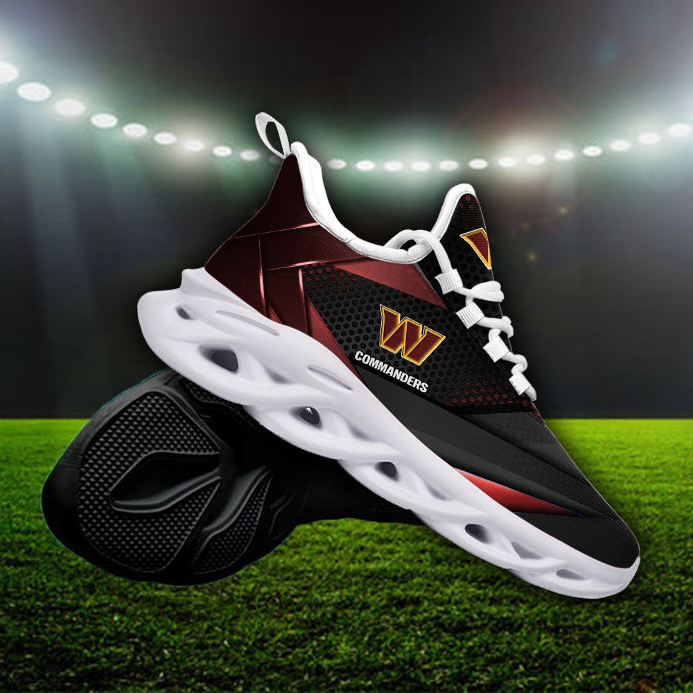 Ideafootwear Washington Commanders NFL Max Soul Shoes Sneakers For Men And Women