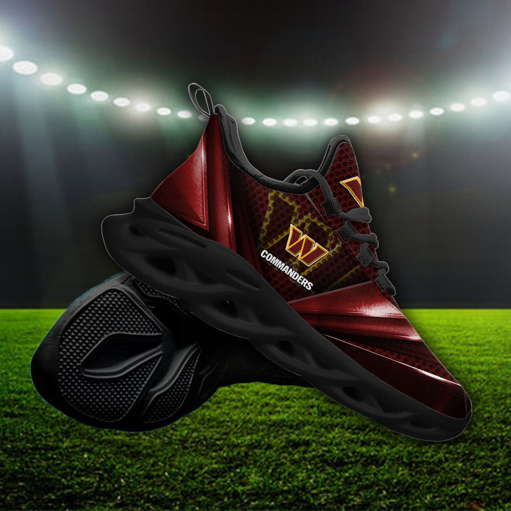 Ideafootwear Washington Commanders NFL Max Soul Shoes Sneakers For Men And Women