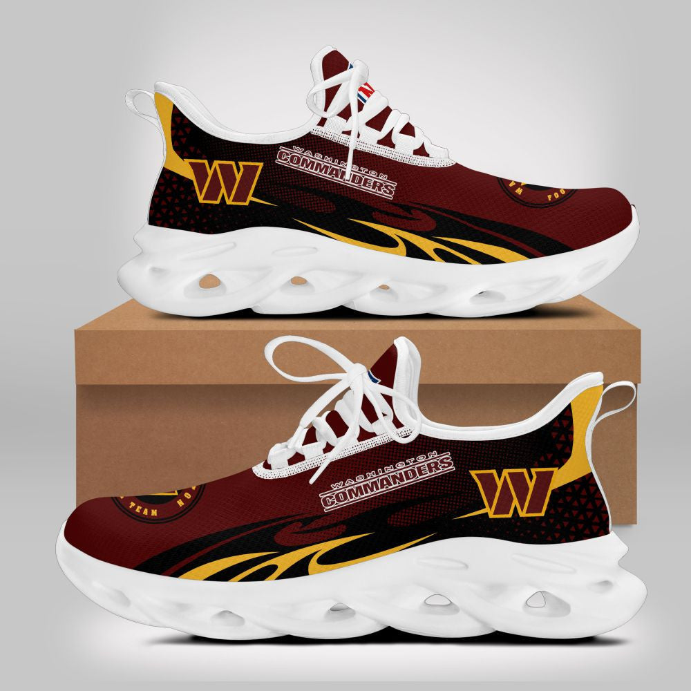 Ideafootwear Washington Commanders NFL Max Soul Shoes Sneakers For Men And Women