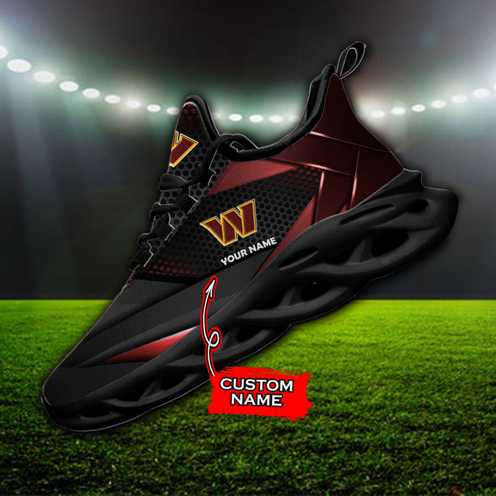 Ideafootwear Washington Commanders NFL Max Soul Shoes Sneakers For Men And Women