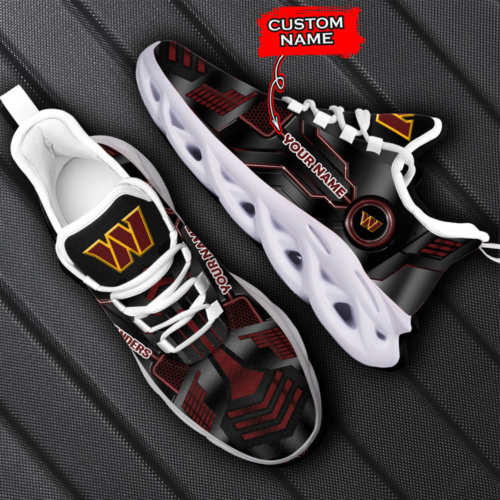 Ideafootwear Washington Commanders NFL Max Soul Shoes Sneakers For Men And Women