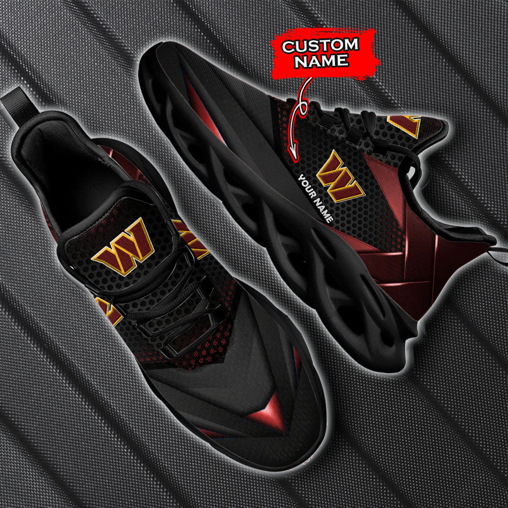 Ideafootwear Washington Commanders NFL Max Soul Shoes Sneakers For Men And Women