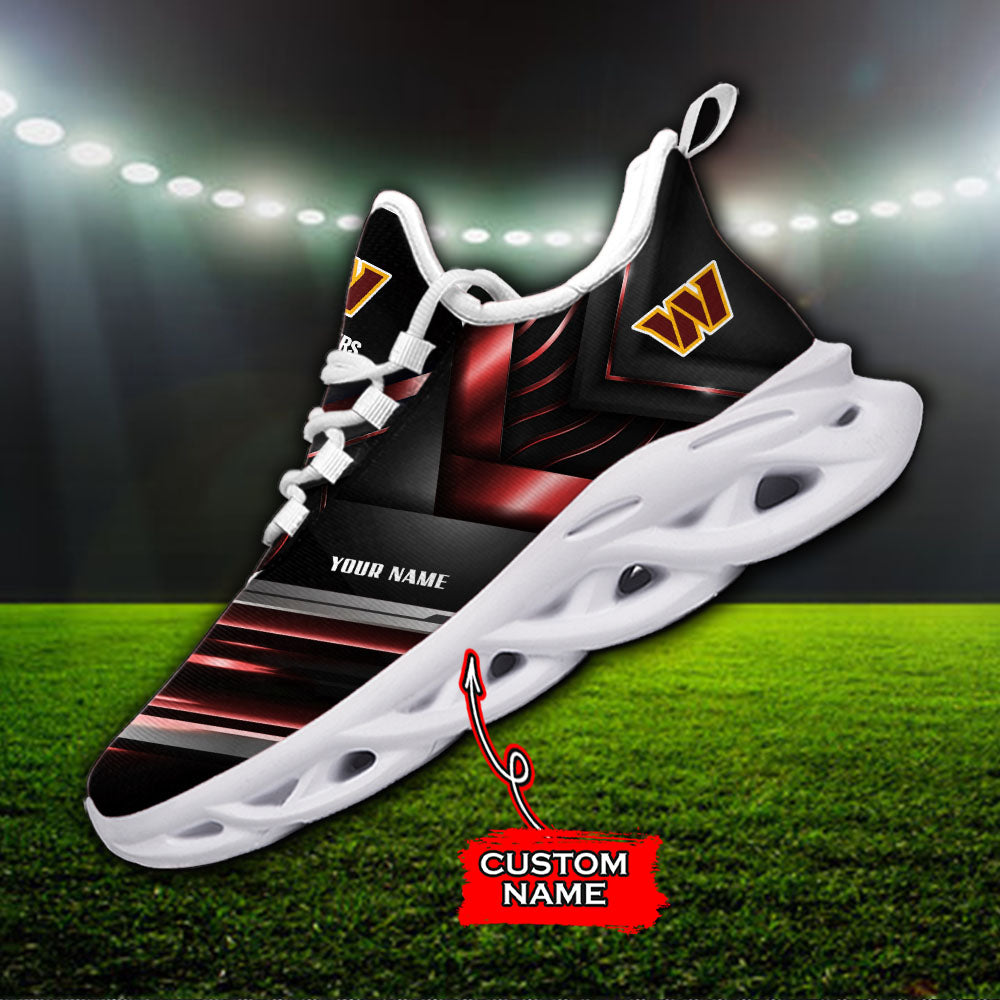 Ideafootwear Washington Commanders NFL Max Soul Shoes Sneakers For Men And Women