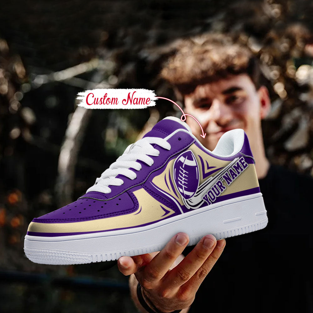Ideafootwear Washington Huskies NCAA Air Low-Top Sneakers Shoes For Men And Women