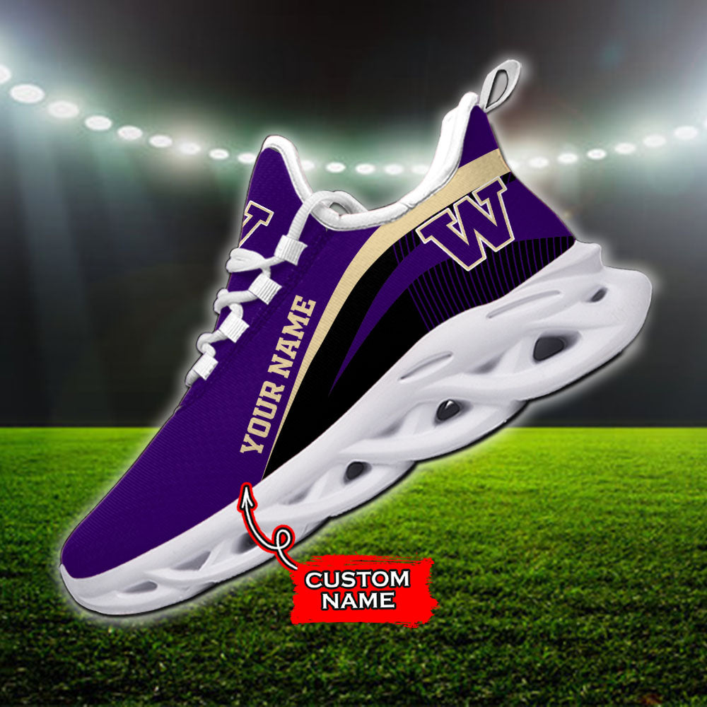 Ideafootwear Washington Huskies NCAA Max Soul Shoes Sneakers For Men And Women
