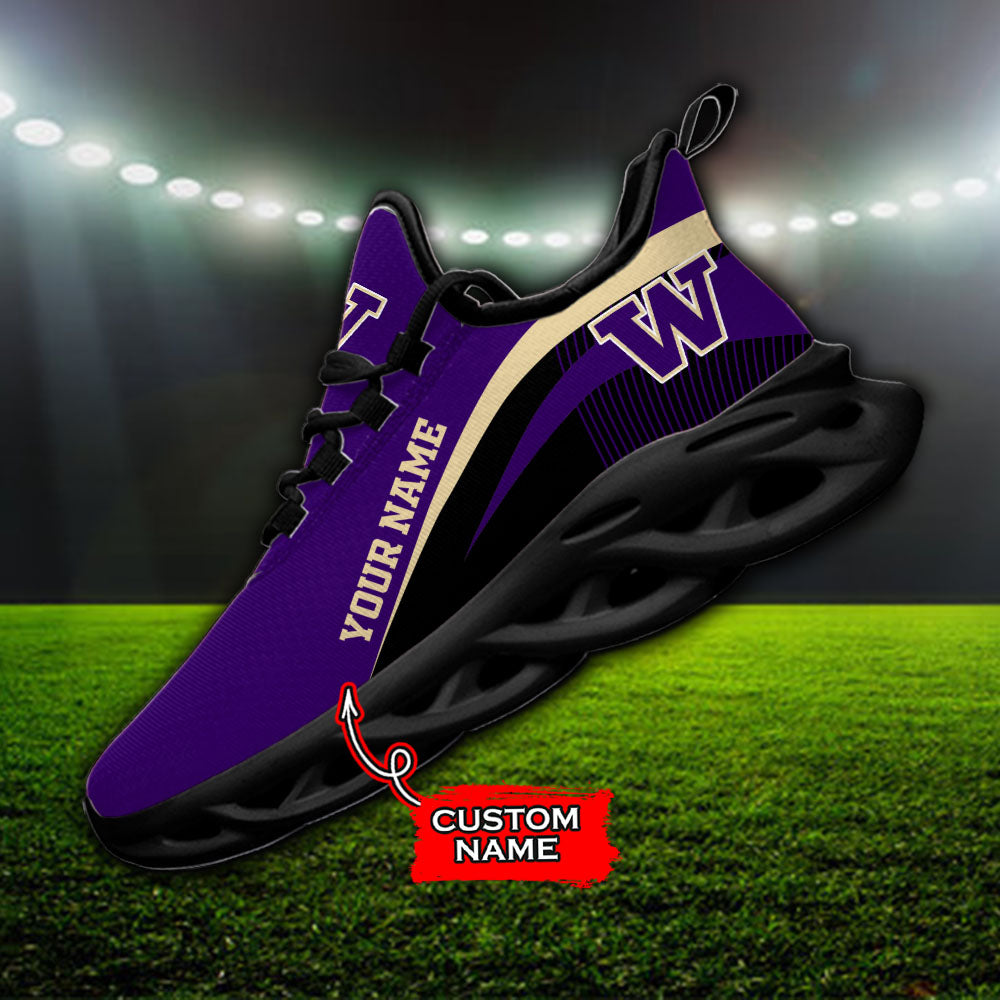 Ideafootwear Washington Huskies NCAA Max Soul Shoes Sneakers For Men And Women