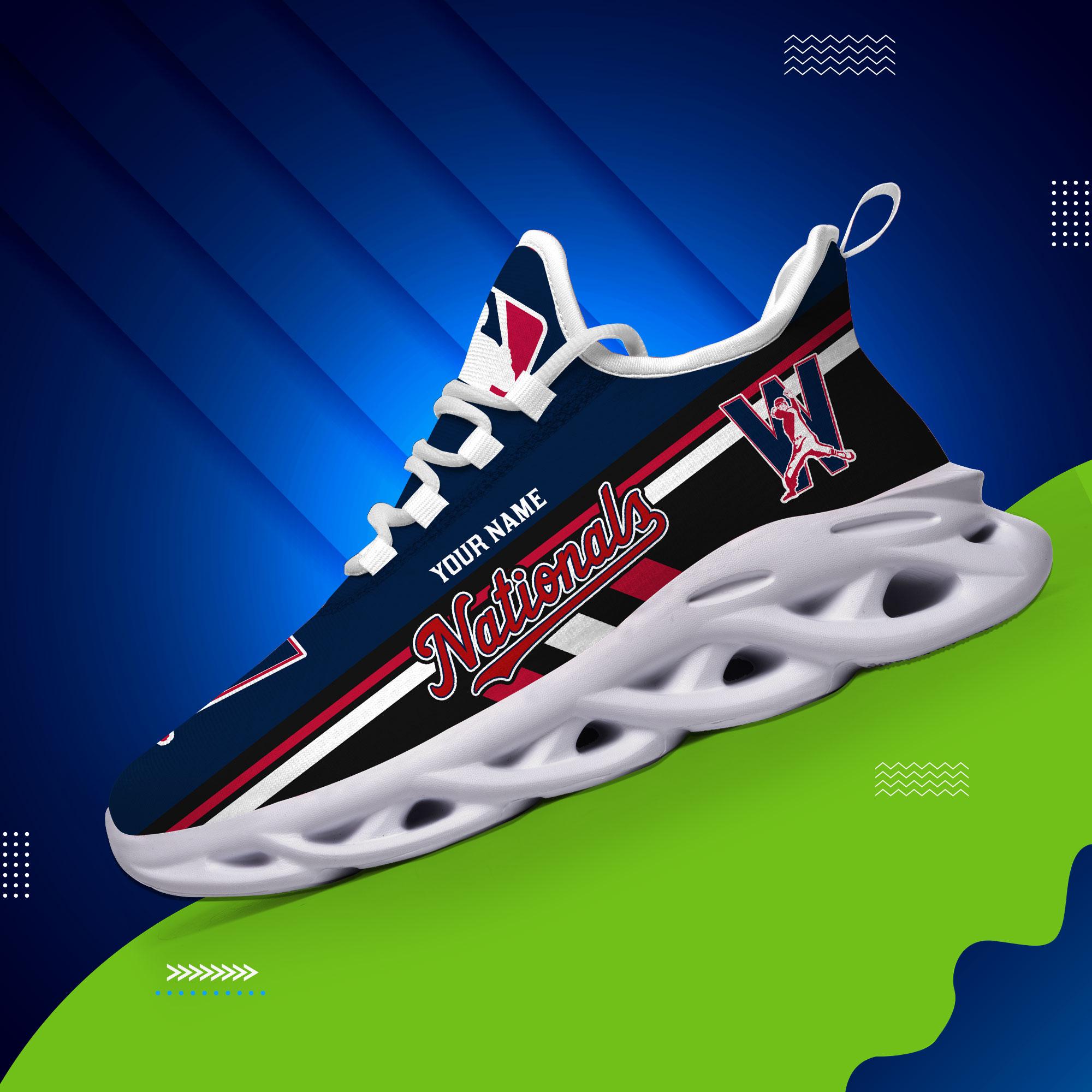 Ideafootwear Washington Nationals Max Soul Shoes Sneakers For Men And Women