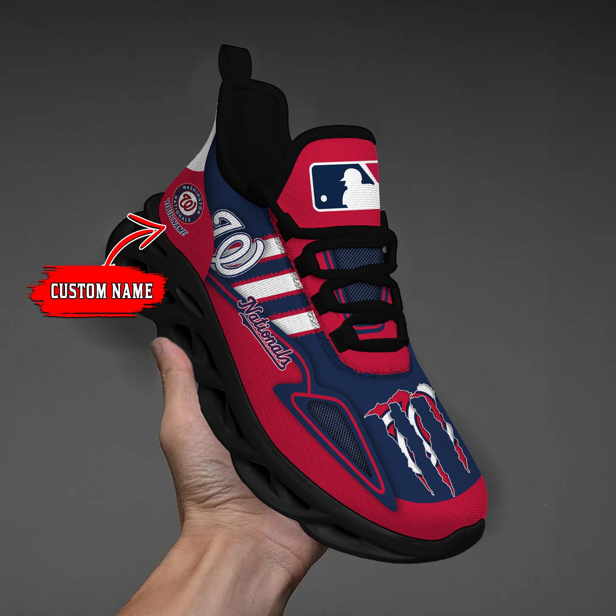 Ideafootwear Washington Nationals Max Soul Shoes Sneakers For Men And Women