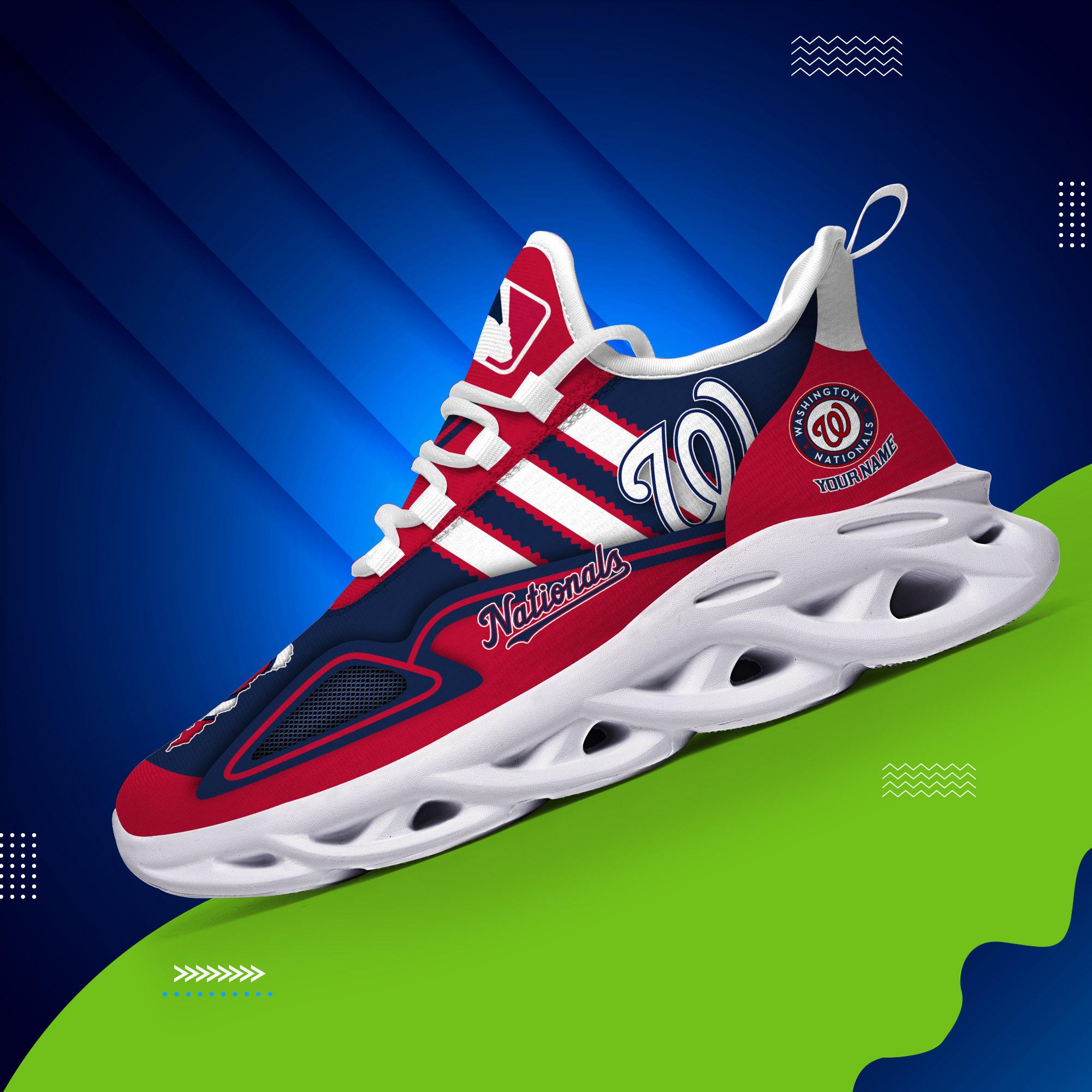 Ideafootwear Washington Nationals Max Soul Shoes Sneakers For Men And Women