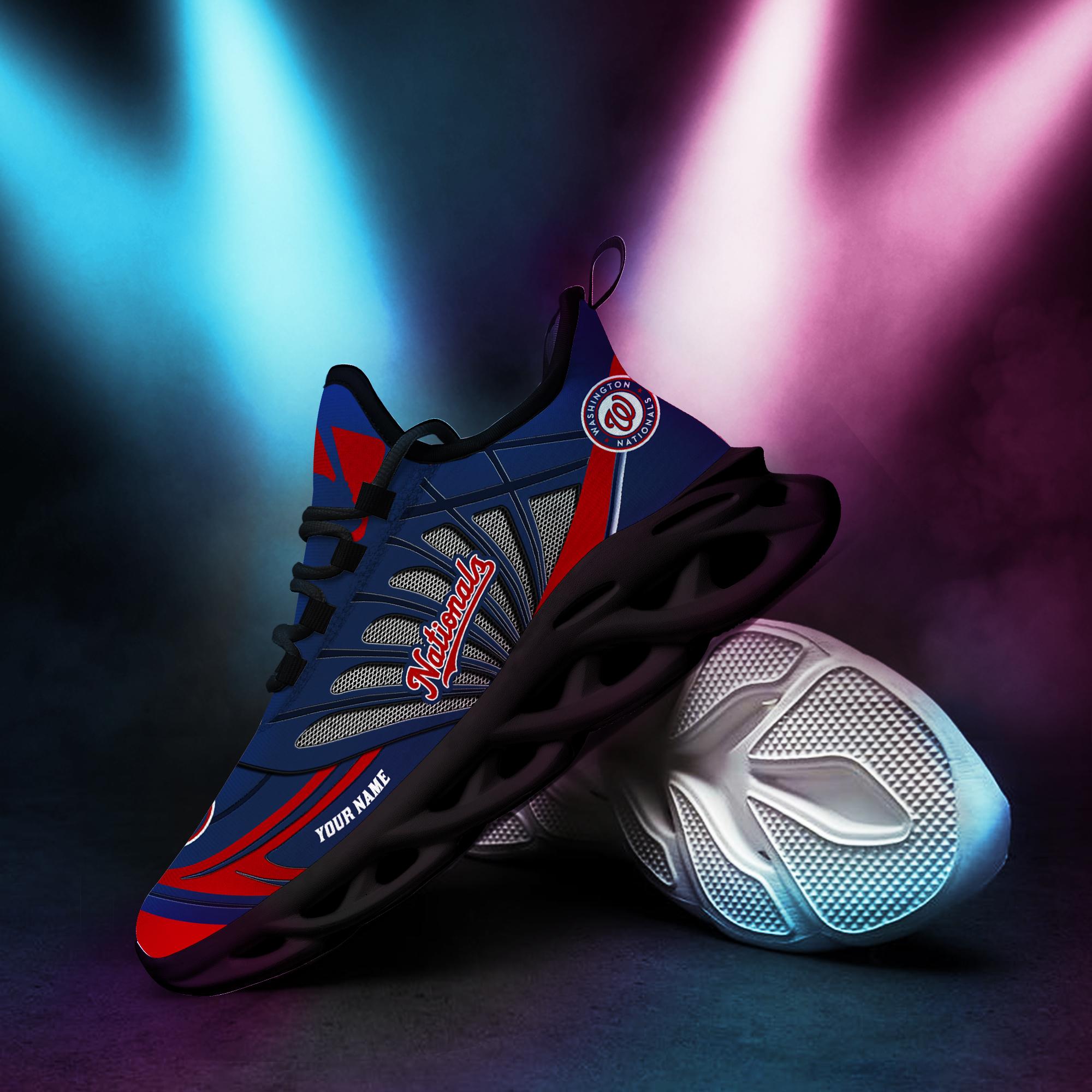Ideafootwear Washington Nationals Max Soul Shoes Sneakers For Men And Women