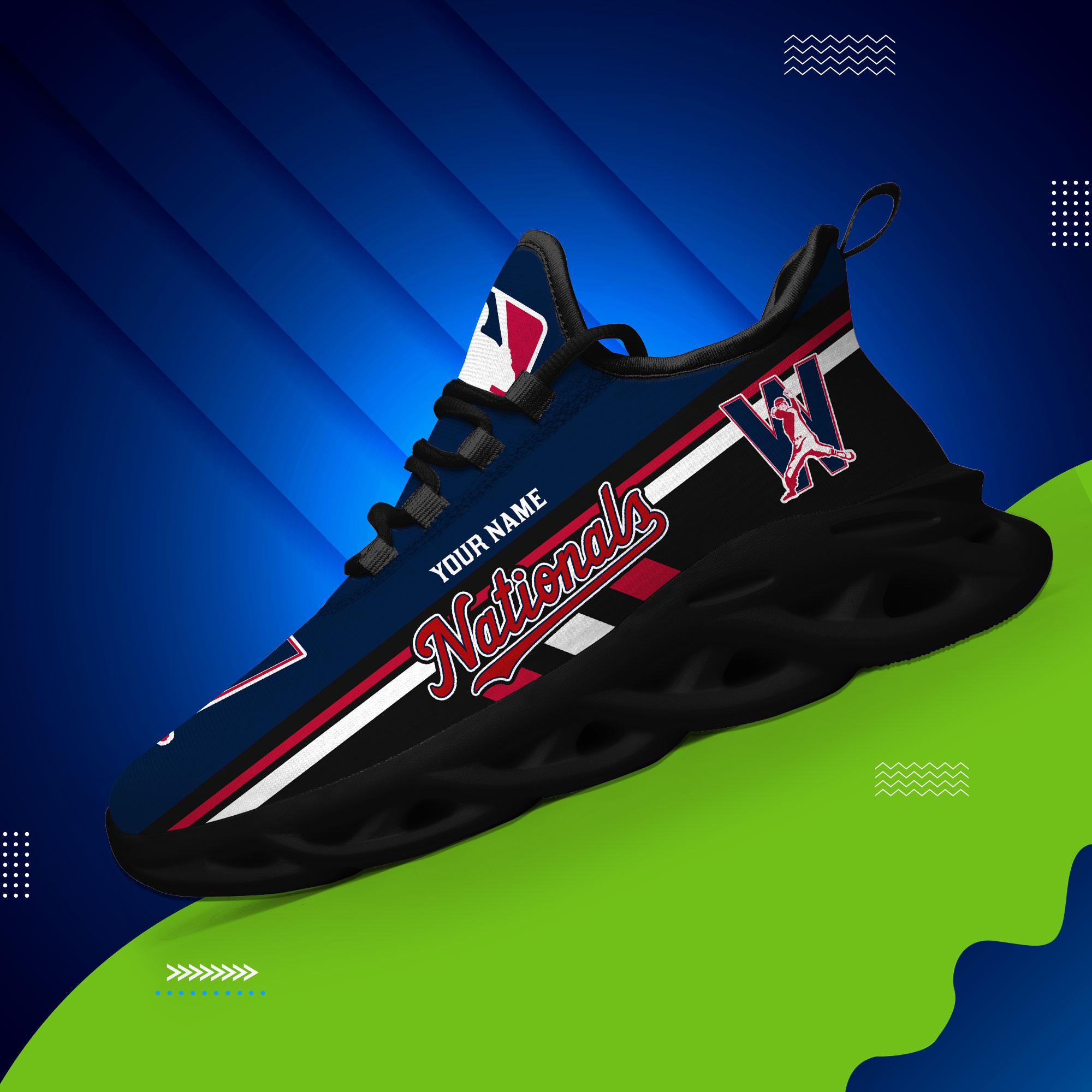 Ideafootwear Washington Nationals Max Soul Shoes Sneakers For Men And Women