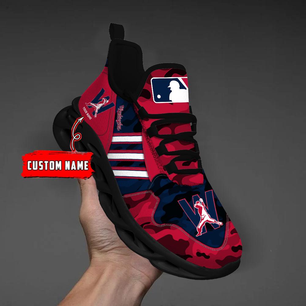 Ideafootwear Washington Nationals Max Soul Shoes Sneakers For Men And Women