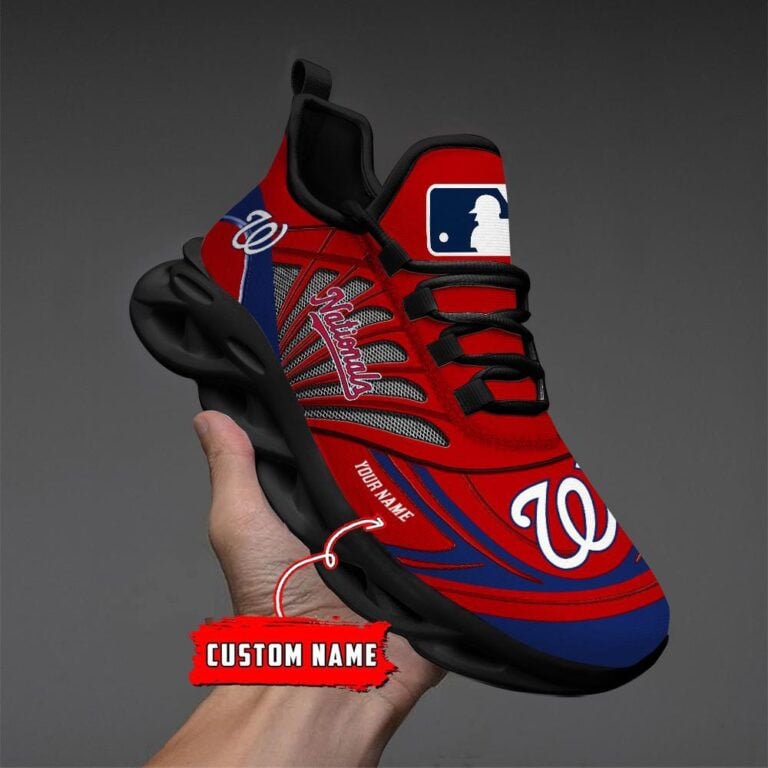 Ideafootwear Washington Nationals Max Soul Shoes Sneakers For Men And Women