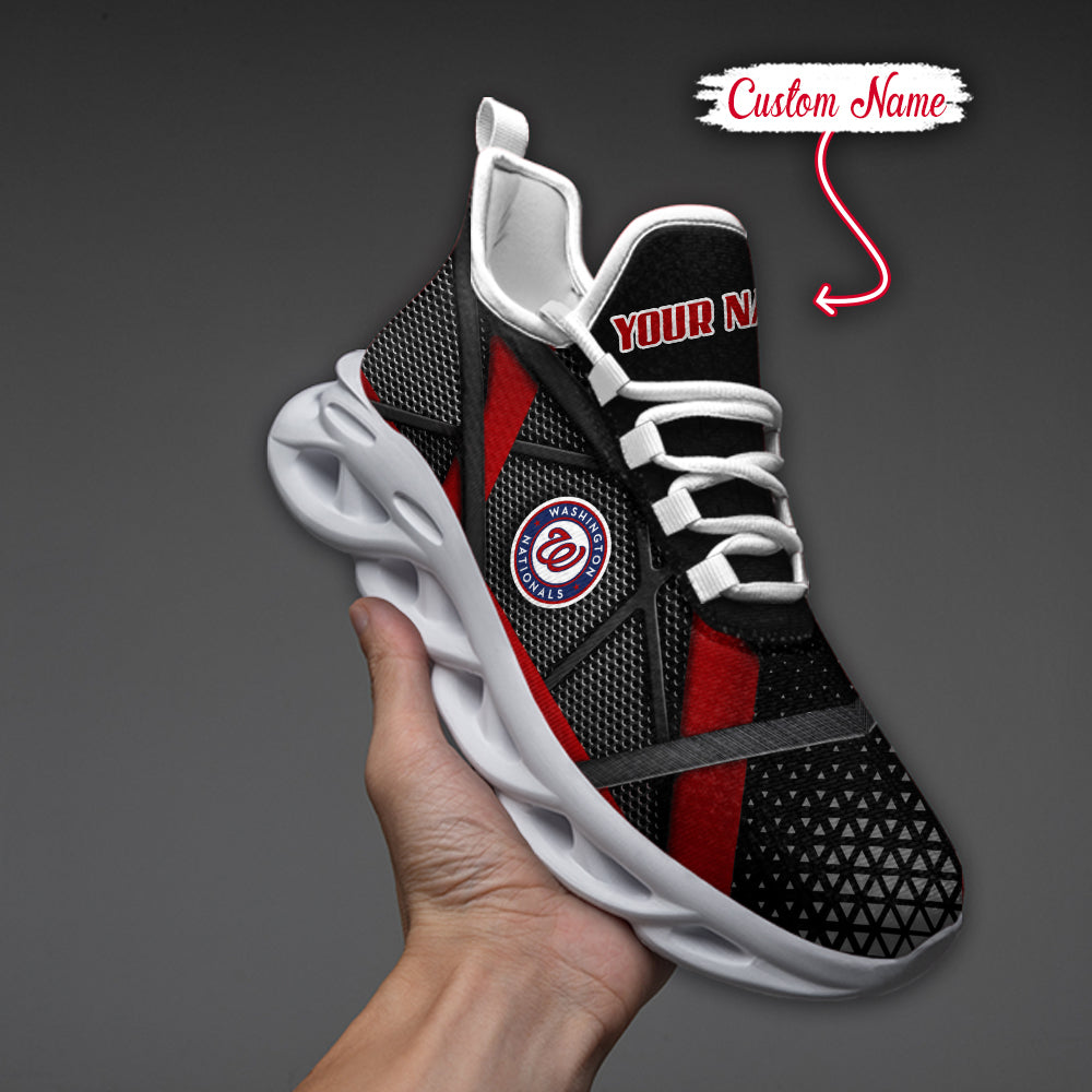 Ideafootwear Washington Nationals MLB Max Soul Shoes Sneakers For Men And Women