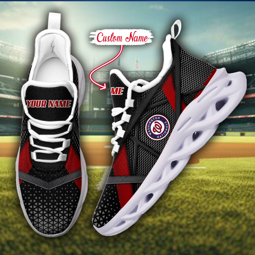 Ideafootwear Washington Nationals MLB Max Soul Shoes Sneakers For Men And Women