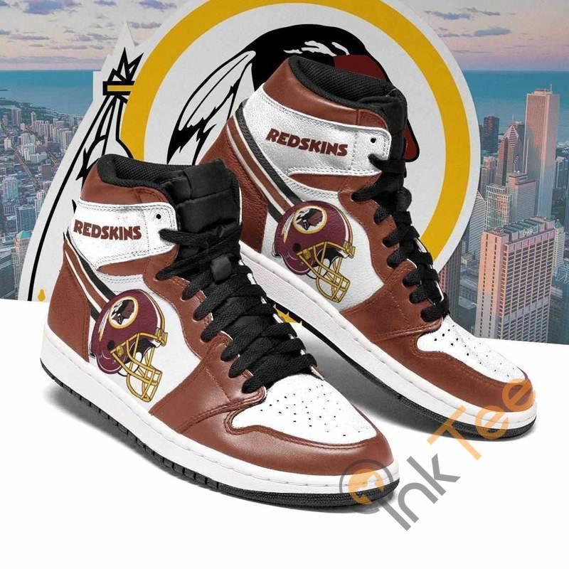 Ideafootwear Washington Redskins NFL AJ1 High Sneakers Shoes For Men And Women
