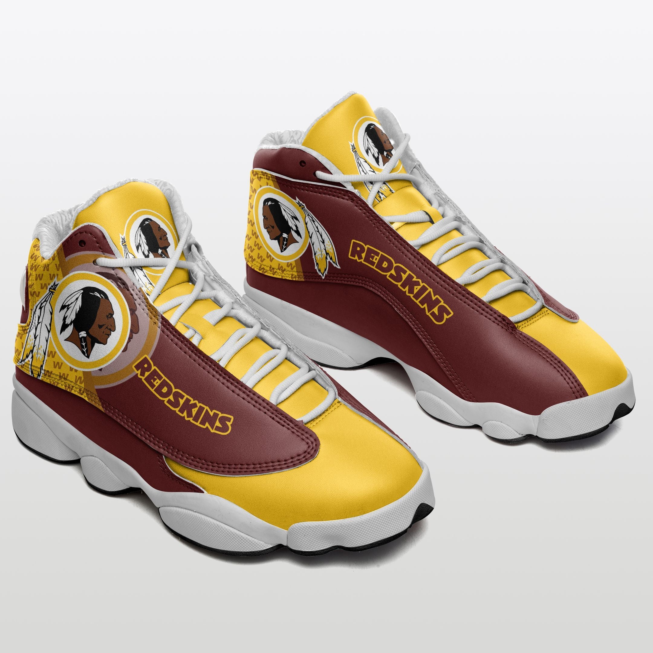 Ideafootwear Washington Redskins NFL AJ13 Sneakers Shoes For Men And Women