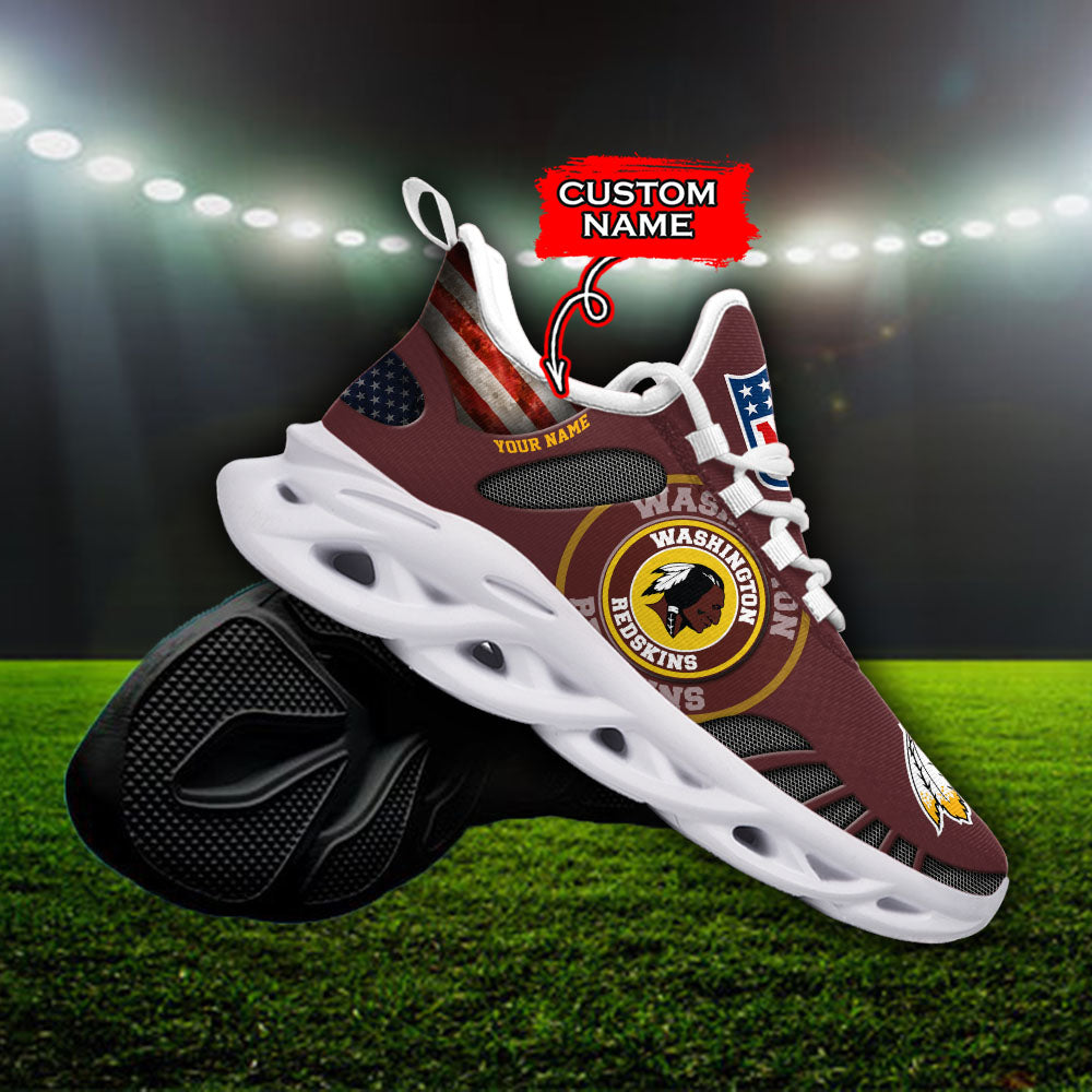 Ideafootwear Washington Redskins NFL Max Soul Shoes Sneakers For Men And Women