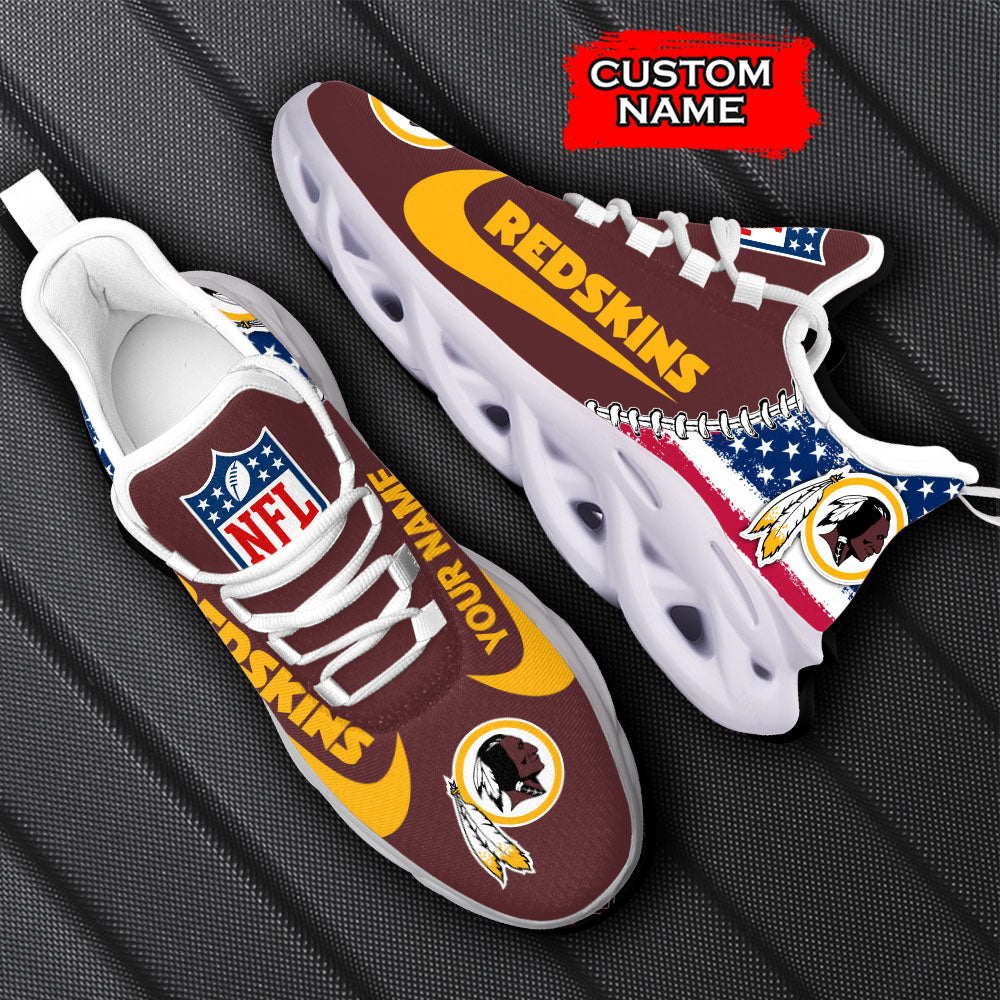 Ideafootwear Washington Redskins NFL Max Soul Shoes Sneakers For Men And Women