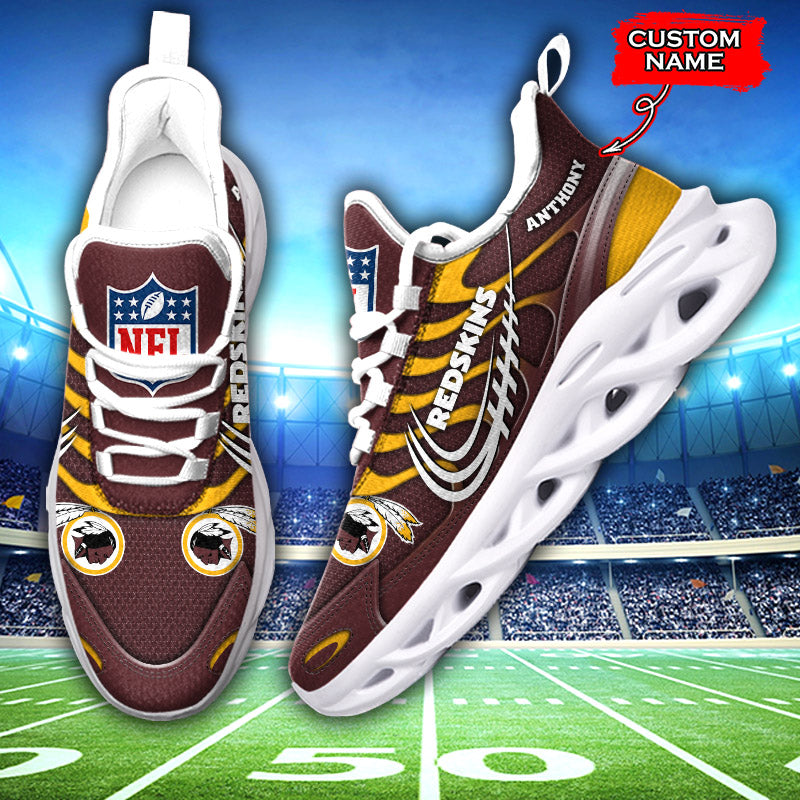 Ideafootwear Washington Redskins NFL Max Soul Shoes Sneakers For Men And Women