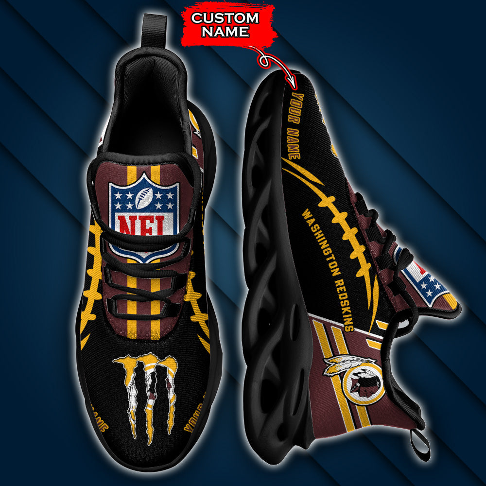 Ideafootwear Washington Redskins NFL Max Soul Shoes Sneakers For Men And Women