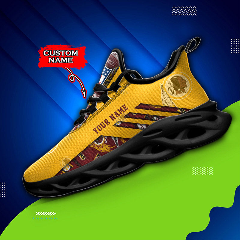 Ideafootwear Washington Redskins NFL Max Soul Shoes Sneakers For Men And Women