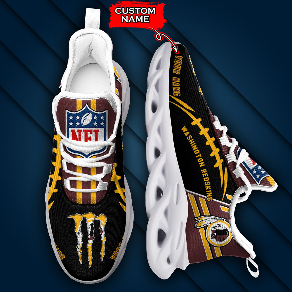 Ideafootwear Washington Redskins NFL Max Soul Shoes Sneakers For Men And Women