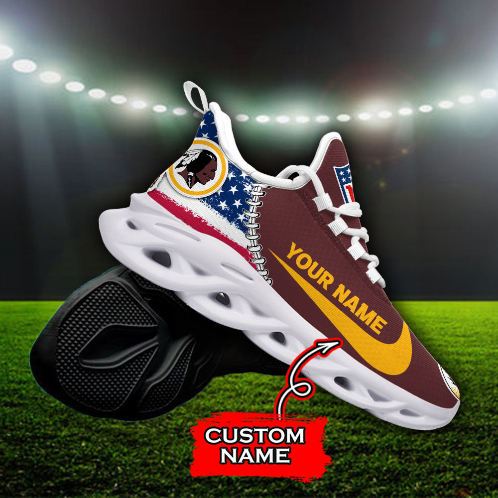 Ideafootwear Washington Redskins NFL Max Soul Shoes Sneakers For Men And Women
