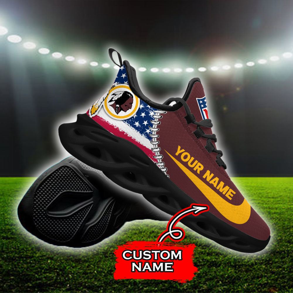 Ideafootwear Washington Redskins NFL Max Soul Shoes Sneakers For Men And Women