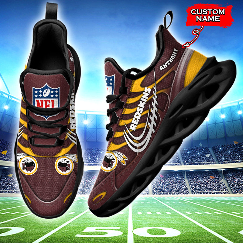 Ideafootwear Washington Redskins NFL Max Soul Shoes Sneakers For Men And Women