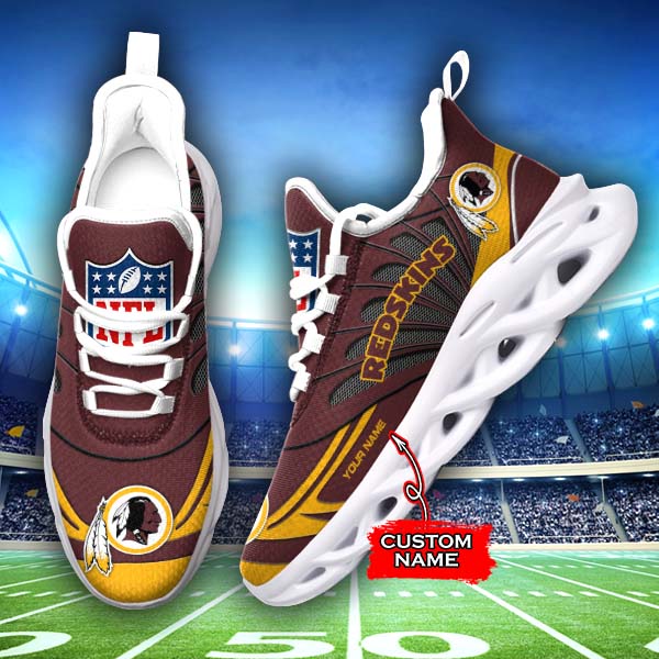 Ideafootwear Washington Redskins NFL Max Soul Shoes Sneakers For Men And Women