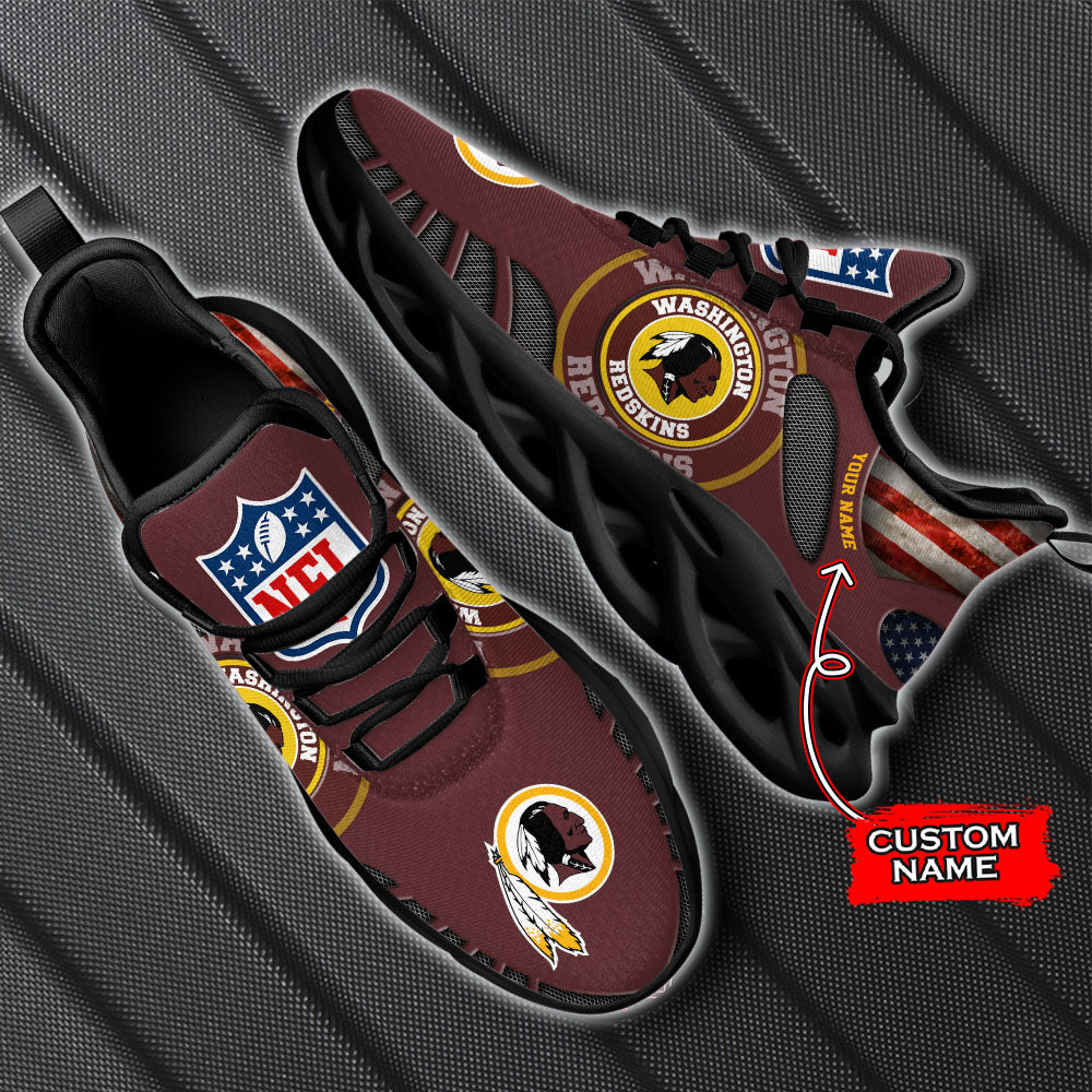 Ideafootwear Washington Redskins NFL Max Soul Shoes Sneakers For Men And Women