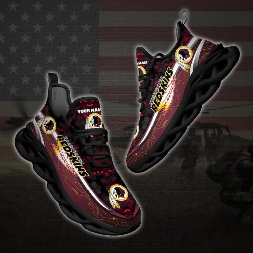 Ideafootwear Washington Redskins NFL Max Soul Shoes Sneakers For Men And Women