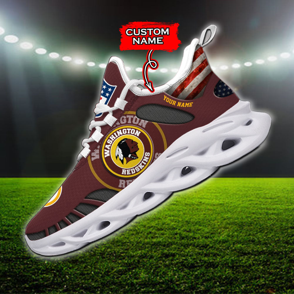 Ideafootwear Washington Redskins NFL Max Soul Shoes Sneakers For Men And Women