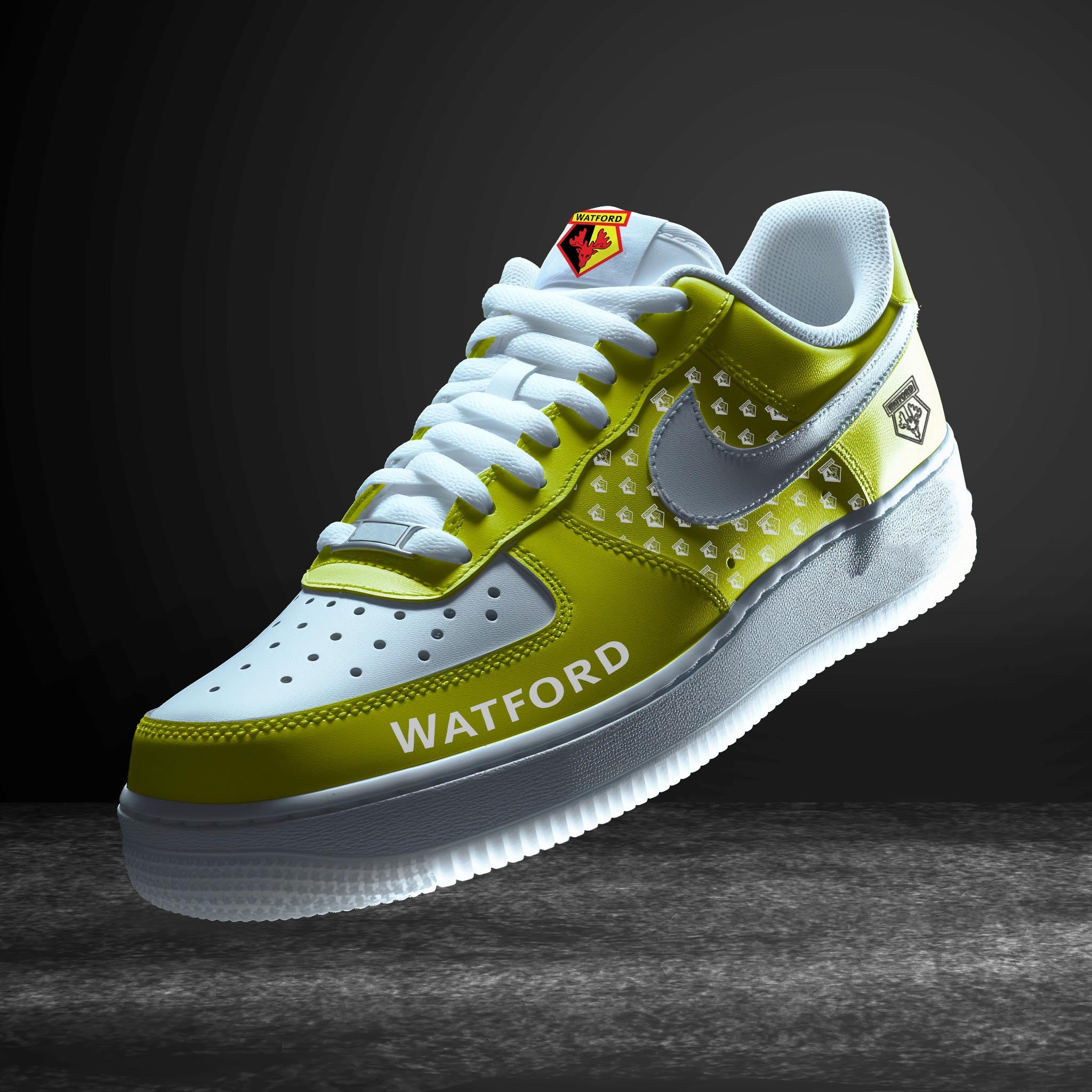 Ideafootwear Watford EPL Air Low-Top Sneakers Shoes For Men And Women