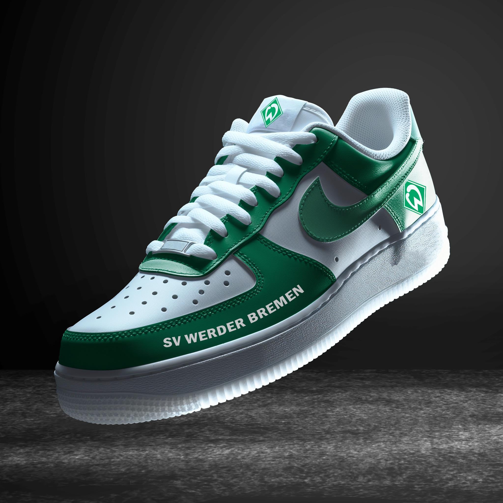 Ideafootwear Werder Bremen Bundesliga Air Low-Top Sneakers Shoes For Men And Women