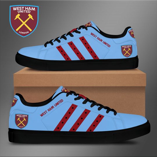 Ideafootwear West Ham United FC Skate Stan Shoes Sneakes For Men And Women