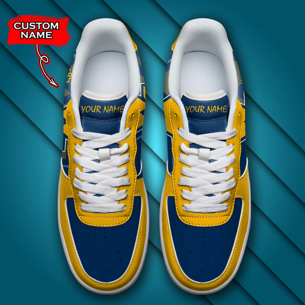 Ideafootwear West Virginia Mountaineers NCAA Air Low-Top Sneakers Shoes For Men And Women