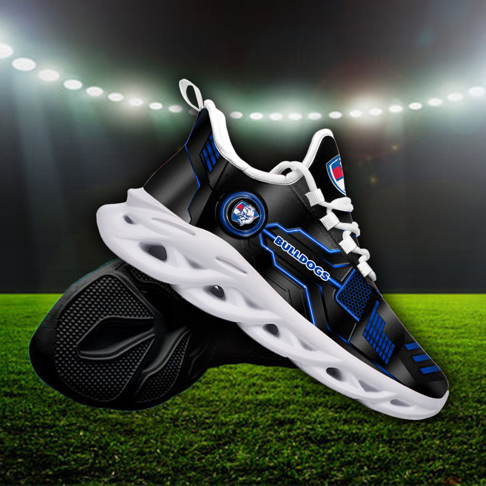 Ideafootwear Western Bulldogs AFL Max Soul Shoes Sneakers For Men And Women
