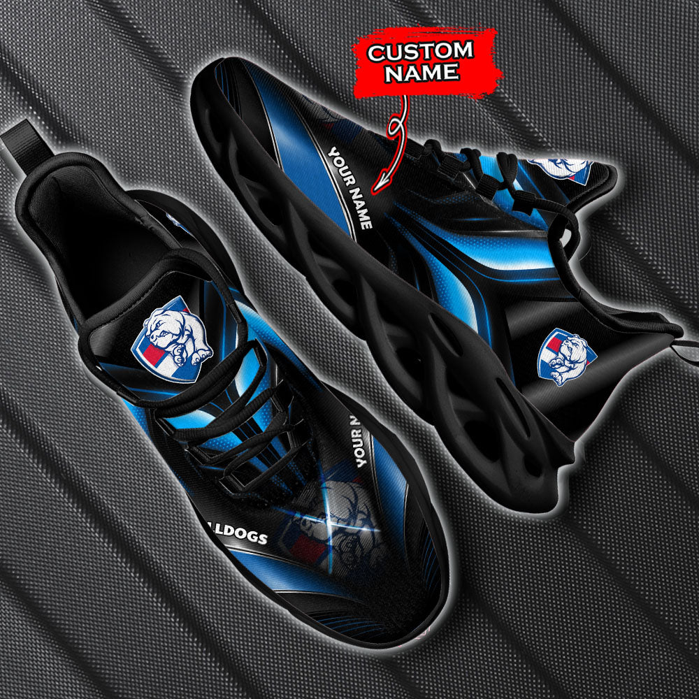 Ideafootwear Western Bulldogs AFL Max Soul Shoes Sneakers For Men And Women