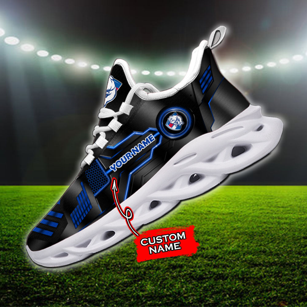 Ideafootwear Western Bulldogs AFL Max Soul Shoes Sneakers For Men And Women