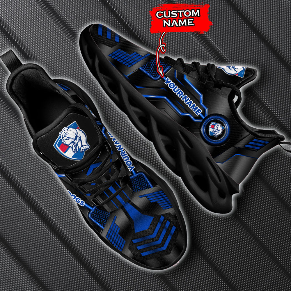 Ideafootwear Western Bulldogs AFL Max Soul Shoes Sneakers For Men And Women