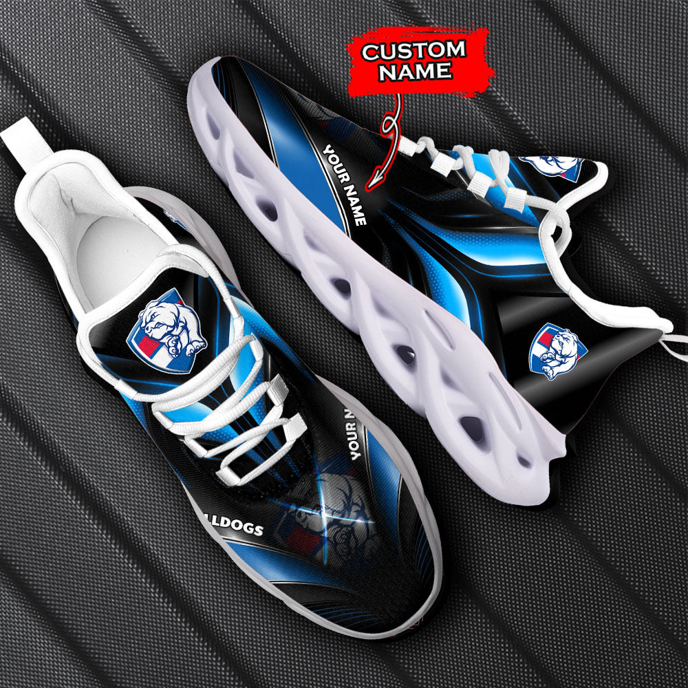Ideafootwear Western Bulldogs AFL Max Soul Shoes Sneakers For Men And Women