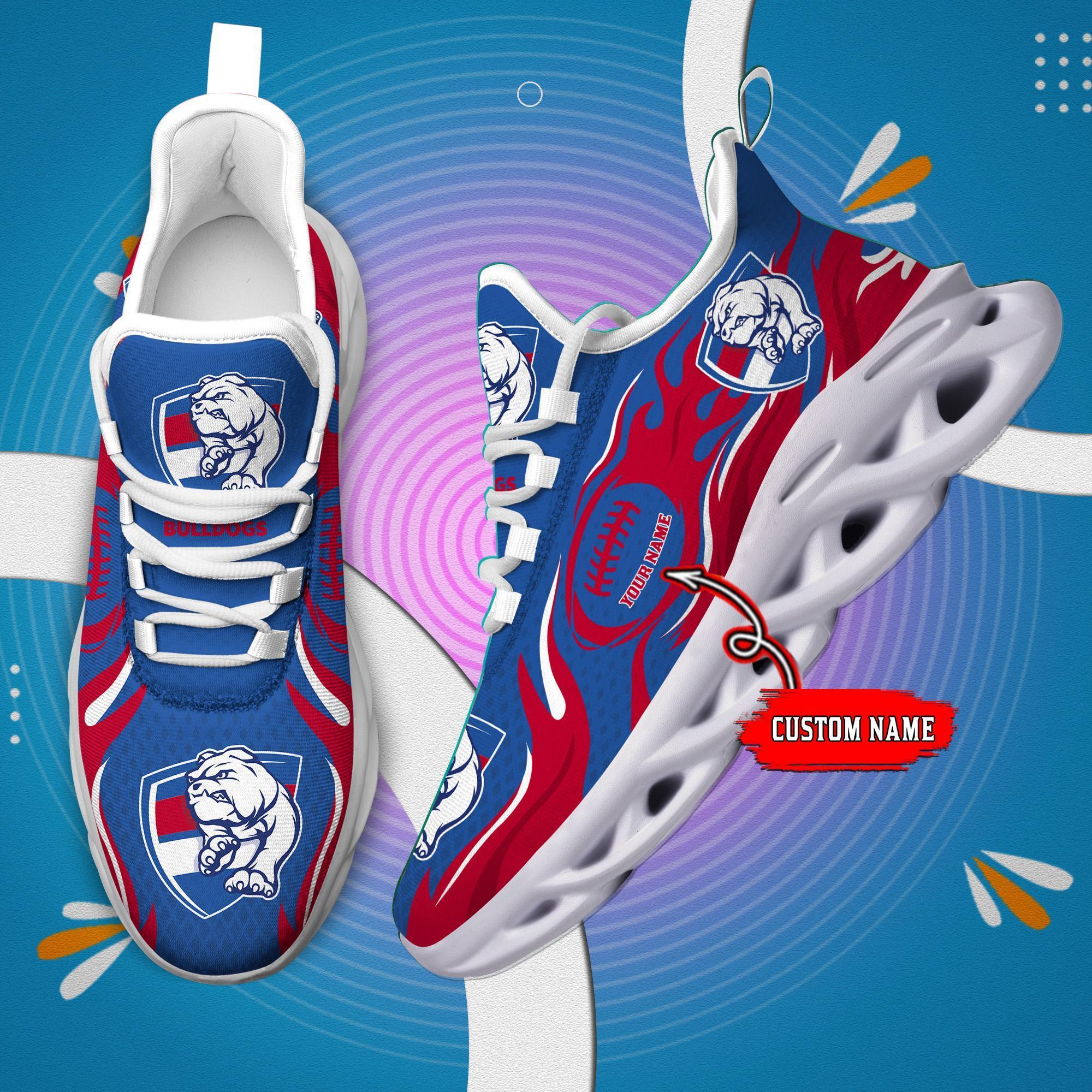 Ideafootwear Western Bulldogs Max Soul Shoes Sneakers For Men And Women