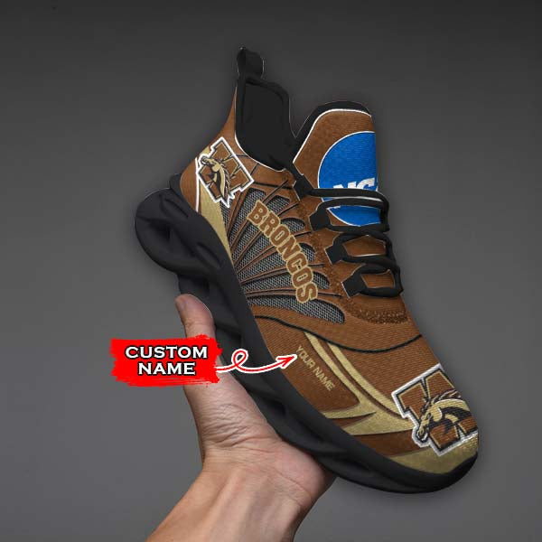 Ideafootwear Western Michigan Broncos NCAA Max Soul Shoes Sneakers For Men And Women