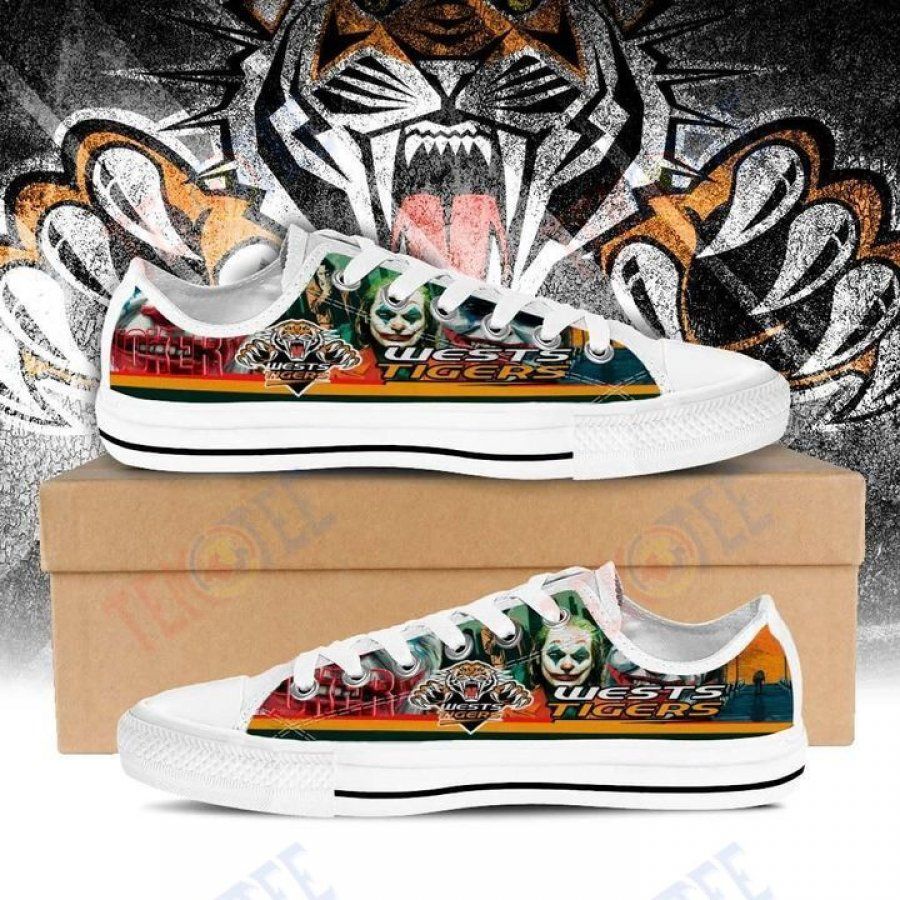 Ideafootwear Wests Tigers Low Top Canvas Sneakers Shoes For Men And Women