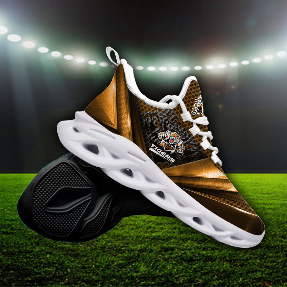 Ideafootwear Wests Tigers NRL Max Soul Shoes Sneakers For Men And Women