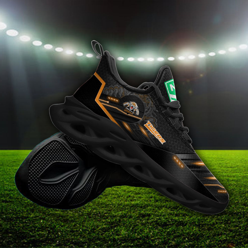 Ideafootwear Wests Tigers NRL Max Soul Shoes Sneakers For Men And Women